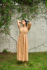 POMO CLAY – 20s POPLIN MAXI DRESS (NATURALLY DYED)