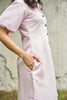 POWDER PINK HEMP MINI DRESS