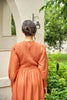 CAMBRIDGE BROWN SMOCKED MAXI DRESS